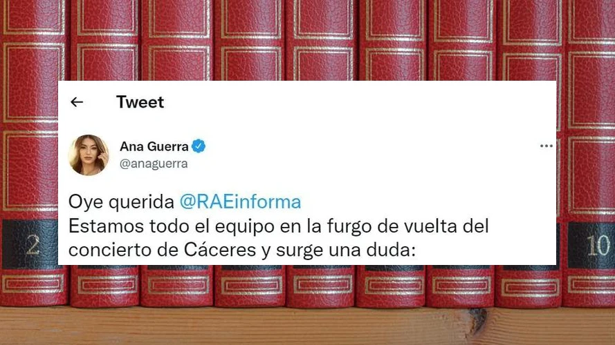 La consulta a la RAE que ha hecho Ana Guerra que est&aacute; dejando a todos sin palabras