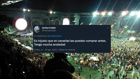 ¿Han salido a la venta las entradas de Coldplay antes en Canarias? ¿Han salido a la venta las entradas de Coldplay antes en Canarias?