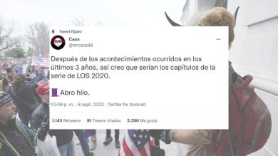 El hilo de Twitter que divide por capítulos cómo sería una serie basada en 'los 2020'