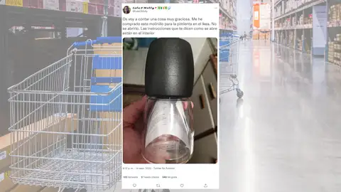 Compra un molinillo para pimienta en Ikea que no sabe abrir y las instrucciones vienen dentro Compra un molinillo para pimienta en Ikea que no sabe abrir y las instrucciones vienen dentro