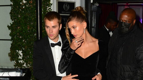 Hailey Bieber junto a Justin Bieber.