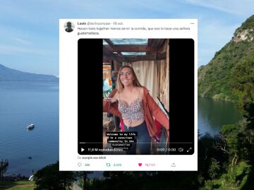 El criticado v&iacute;deo de una nomada digital mostrando en TikTok su vida en Guatemala