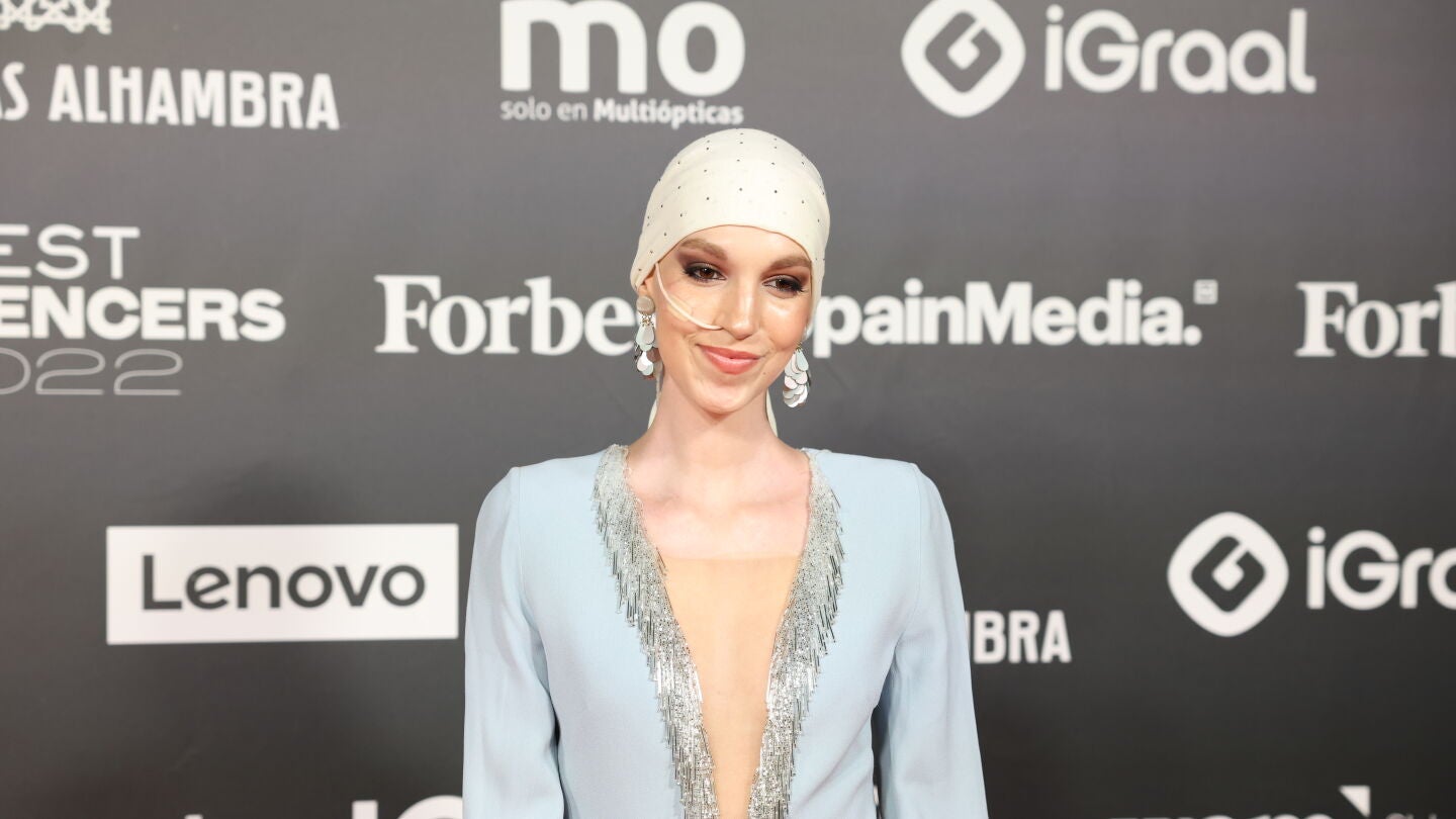 Elena Huelva en los premios Best Influencers 2022 de Forbes