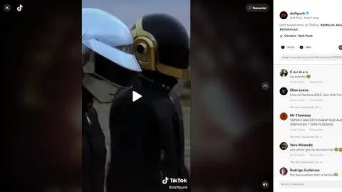 Daft Punk llegan a TikTok Daft Punk llegan a TikTok