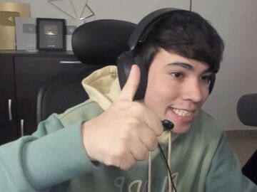 Spreen en uno de sus streams.