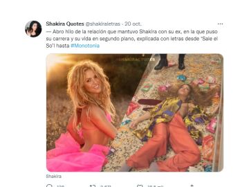 Un hilo de twitter analiza relación de Shakira con Pique