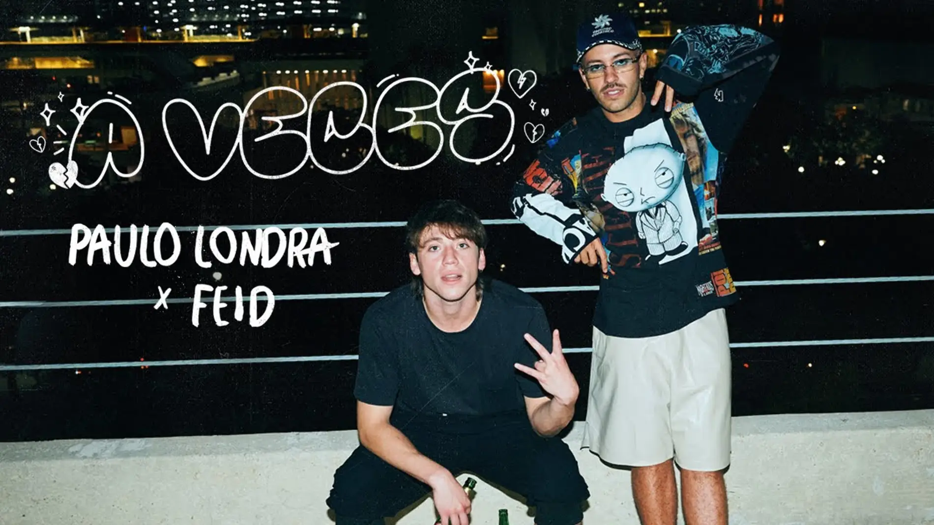 Paulo Londra y Feid en 'A Veces'.