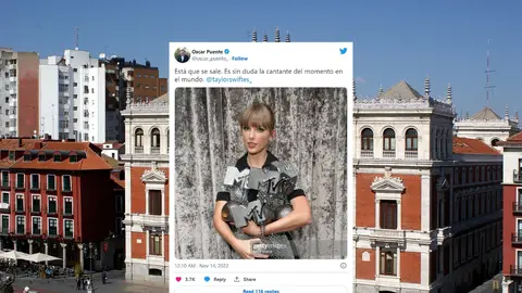 El tuit del alcalde de Valladolid sobre Taylor Swift El tuit del alcalde de Valladolid sobre Taylor Swift