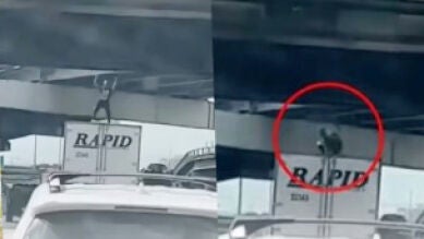 Muere un tiktoker mientras grababa en el techo de un camión en marcha