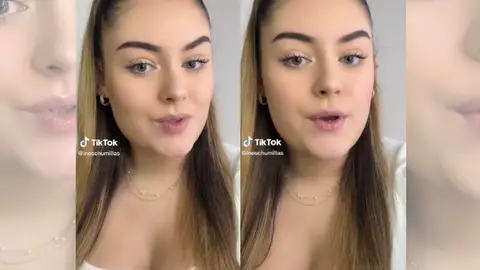 Inés Chumillas en su vídeo de TikTok. Inés Chumillas en su vídeo de TikTok.
