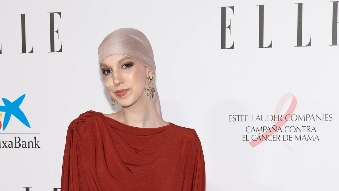 Elena Huelva en una campaña contra el cáncer Elena Huelva en una campaña contra el cáncer