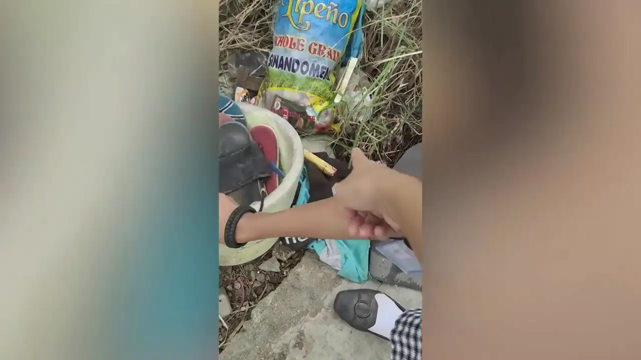 Un estudiante rescata un cachorro moribundo abandonado en vertedero