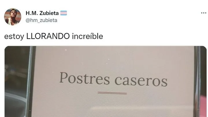 La traducción de este postre en la carta de un restaurante es lo mejor que vas a ver en mucho tiempo La traducción de este postre en la carta de un restaurante es lo mejor que vas a ver en mucho tiempo