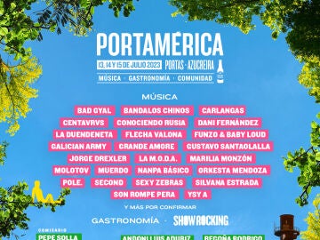 Cartel del festival PortAmérica 2023