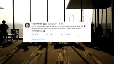 Cómo actuar cuando hablamos con una persona tartamuda: El hilo viral que te ayudará