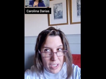 El increíble vídeo de una actriz imitando a políticas españolas como si fueran dependientas de lencería