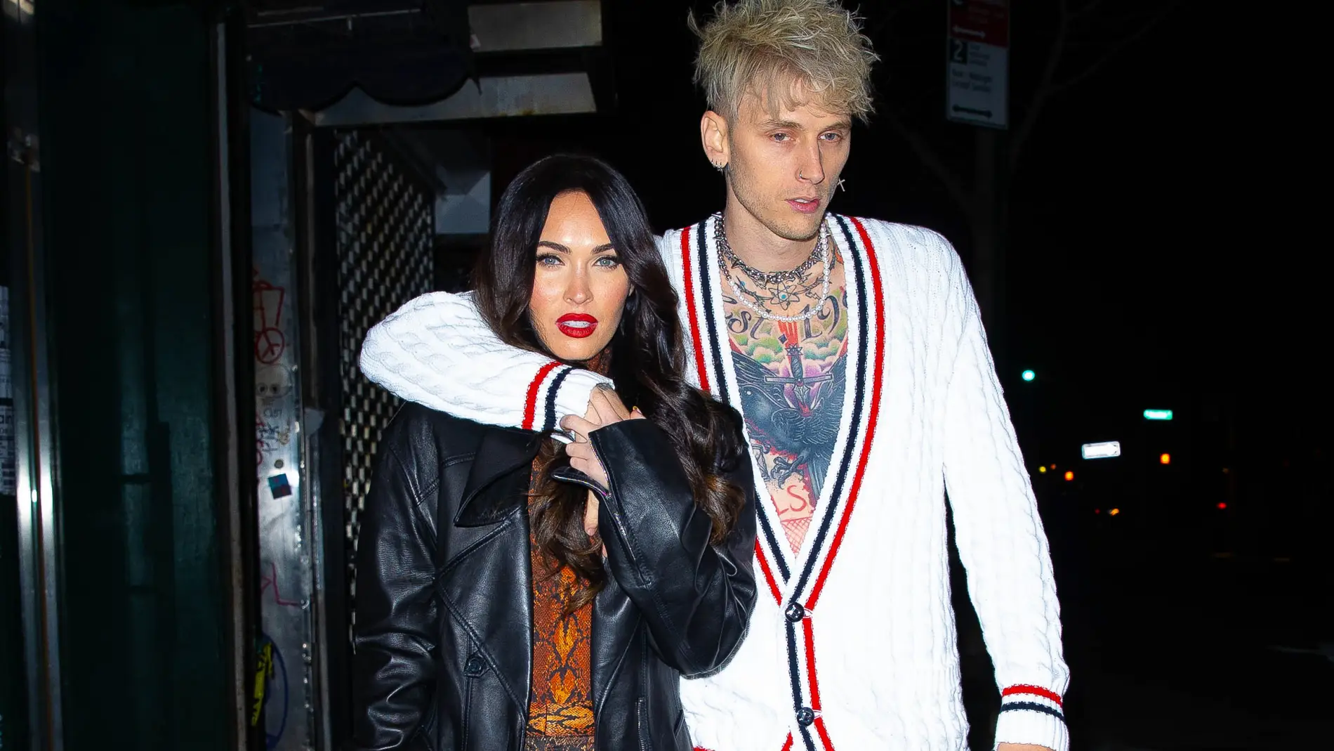 Megan Fox y Machine Gun Kelly.