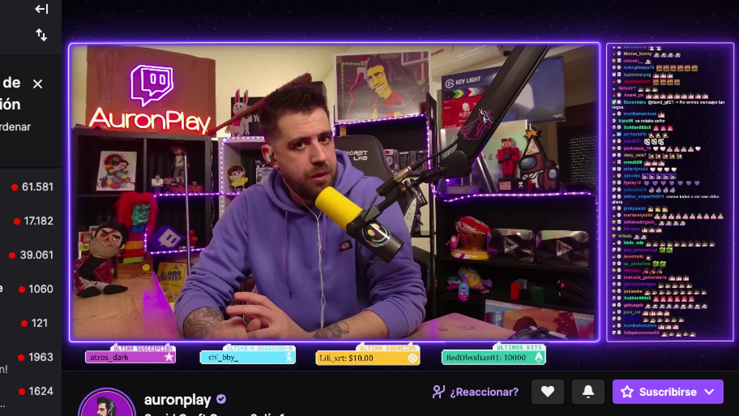 Auronplay en su regreso a Twitch Auronplay en su regreso a Twitch