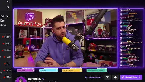 Auronplay en su regreso a Twitch Auronplay en su regreso a Twitch