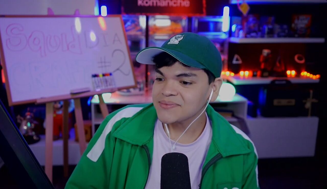 Komanche en uno de sus streams.