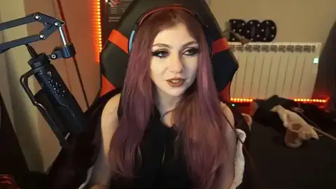 JustAMinx en uno de sus streams. JustAMinx en uno de sus streams.