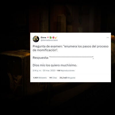 Un alumno arrasa con su respuesta en un examen
