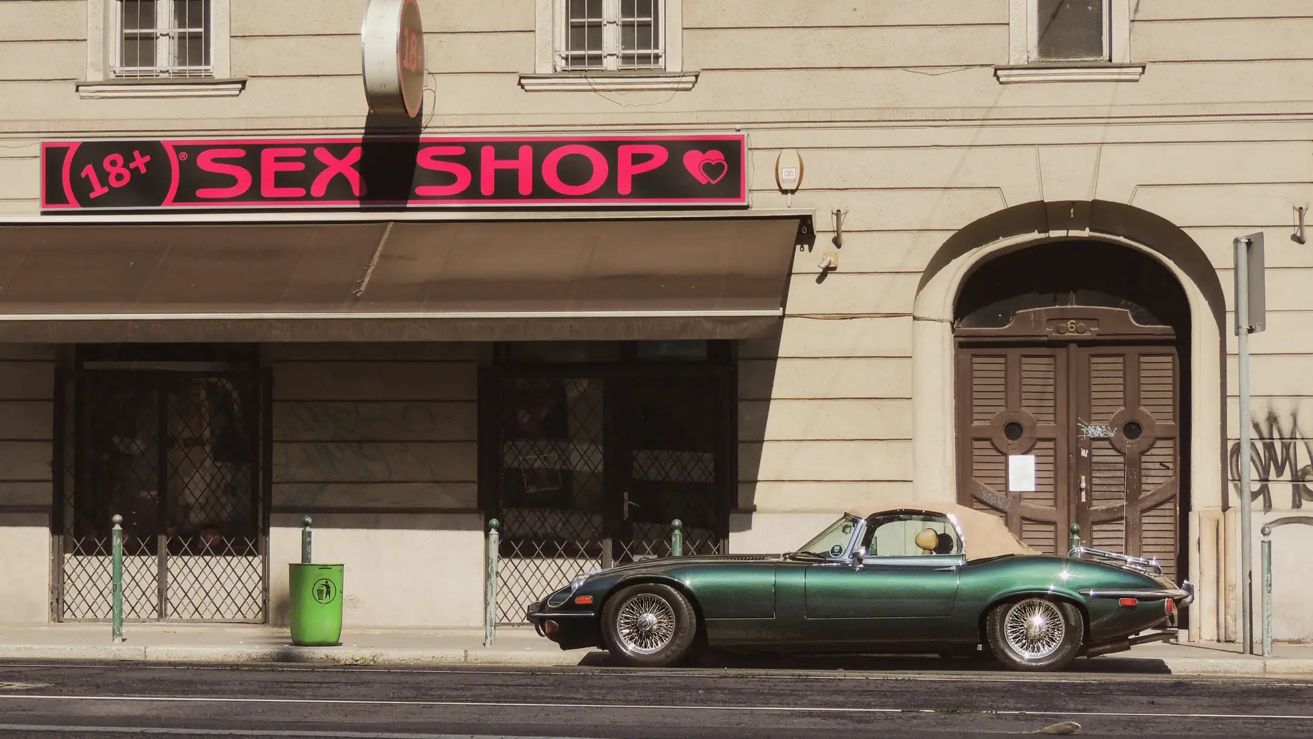 Foto de archivo de un Sex Shop
