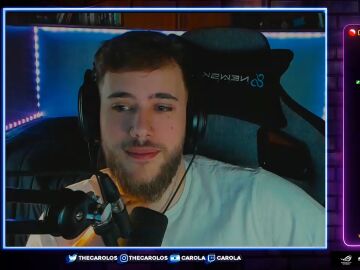Carola en su stream.