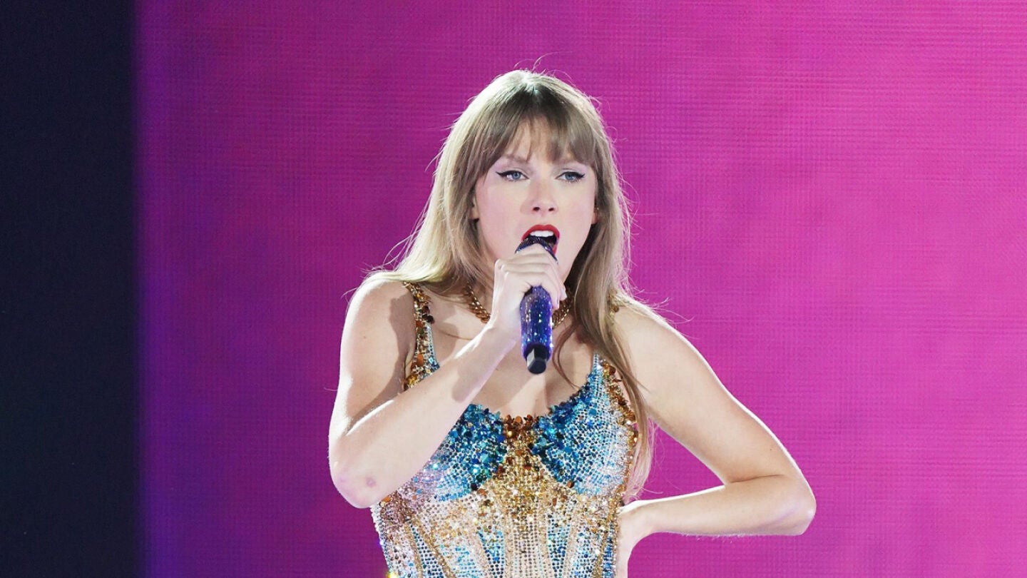 Taylor Swift en uno de sus shows.