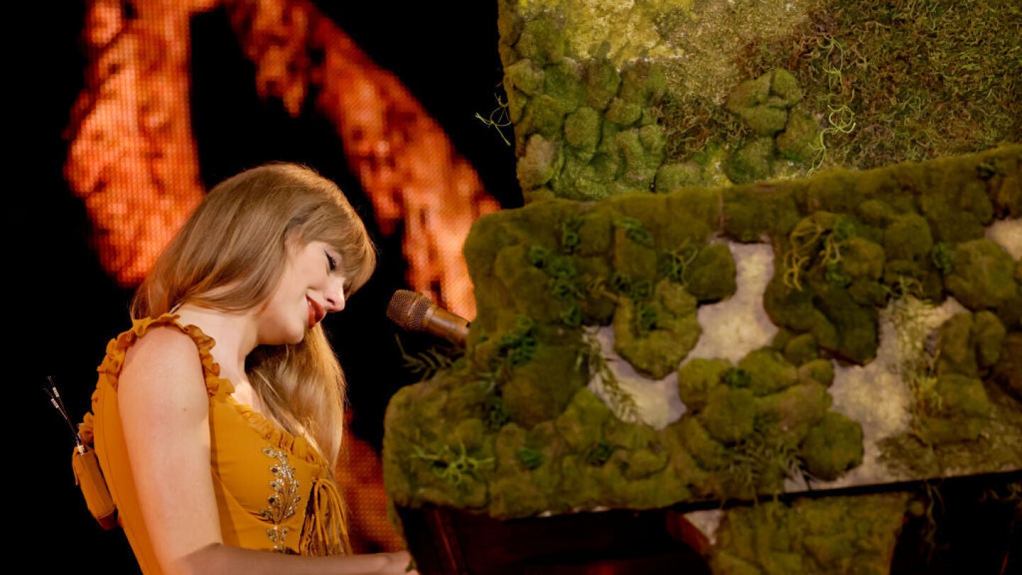 Taylor Swift durante un concierto de The Eras Tour