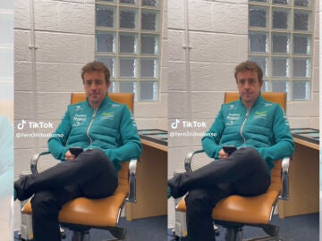 Fernando Alonso en su TikTok