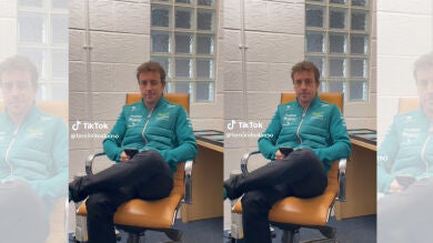 Fernando Alonso responde con un TikTok a las bromas sobre su relación con Taylor Swift