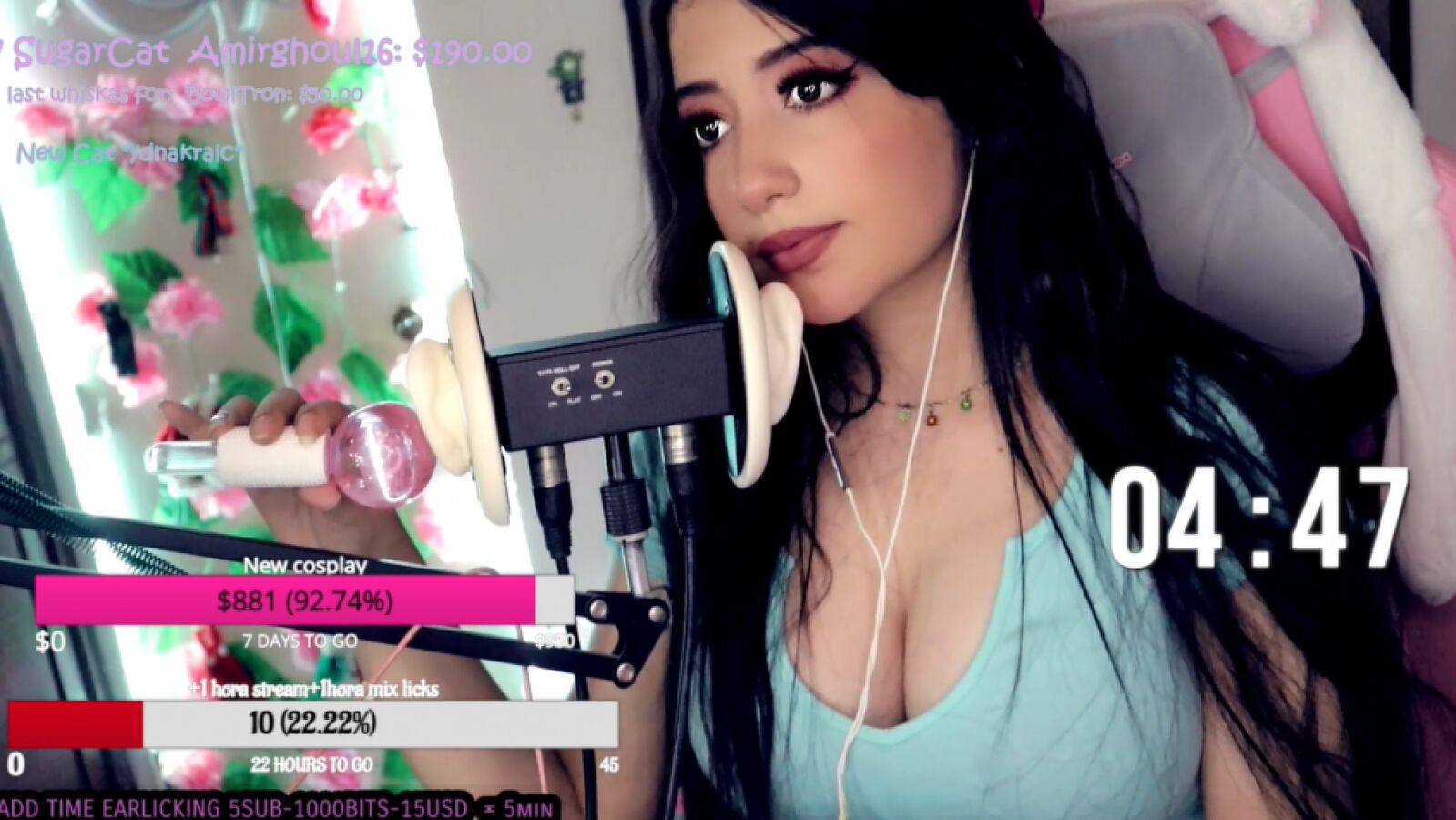 Un tiroteo interrumpe el directo de asmr de una streamer colombiana
