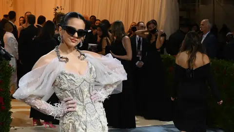 Rosalía en la MET Gala 2022. Rosalía en la MET Gala 2022.