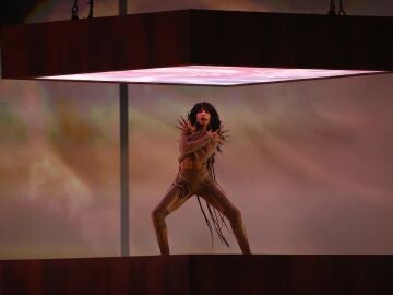 Loreen durante la primera semifinal de Eurovision 2023