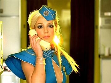 Britney Spears en el videoclip de Toxic