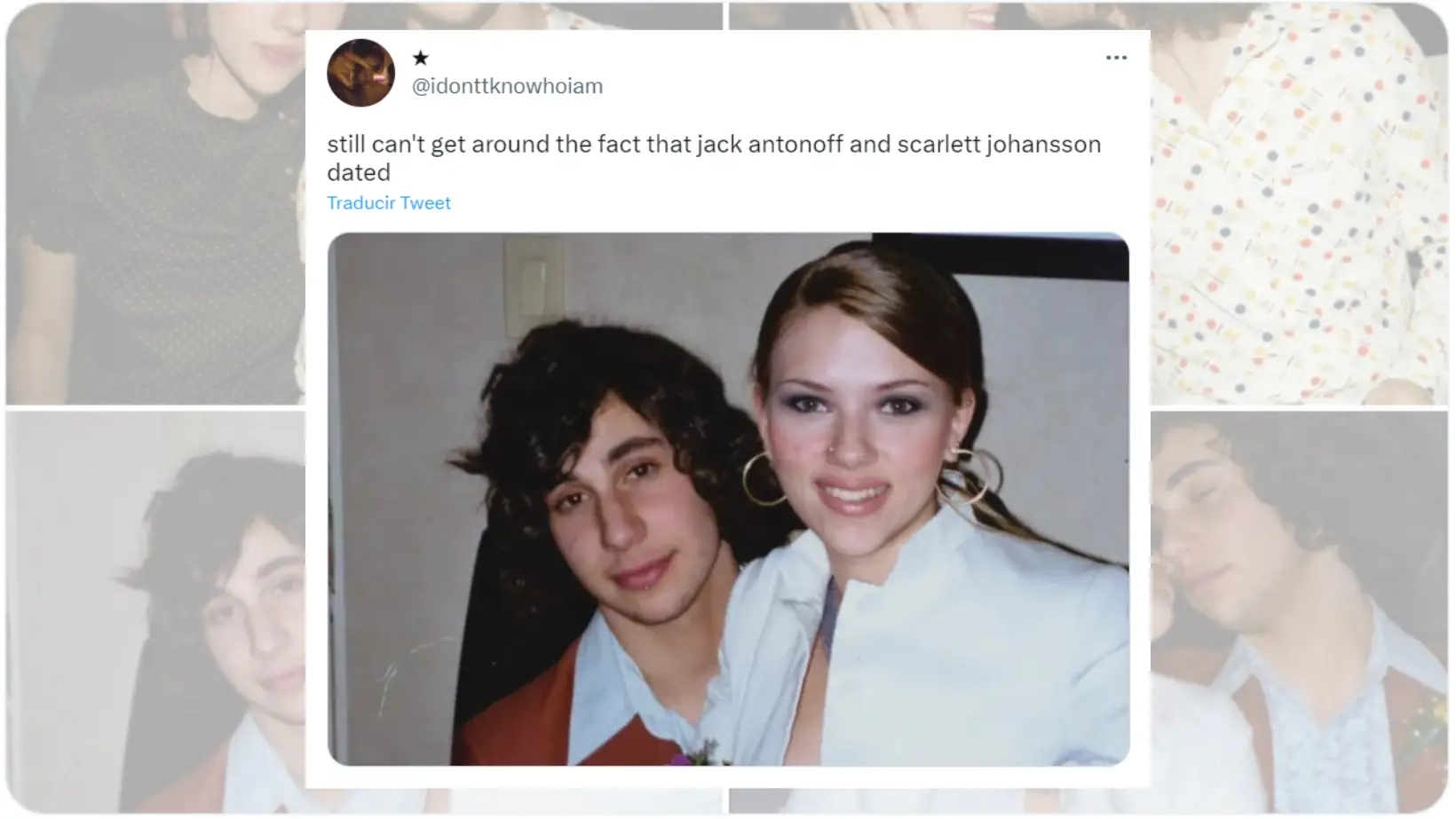 Tuit sobre la relación entre Scarlett Johansson y Jack Antonoff