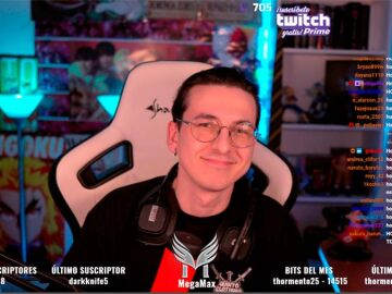 MegaMax en uno de sus streams.