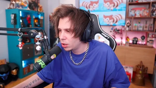 Rubius en su stream. Rubius en su stream.