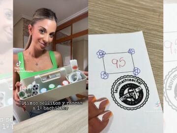 TikTok viral de la profesora que premia a sus estudiantes con sellos.