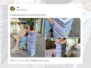 Tuit viral de anafilaxia_ sobre sus apuntes de medicina