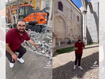 Benja Serra en su TikTok viral.