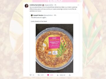 Tuit viral sobre la tortilla de patata con coco.