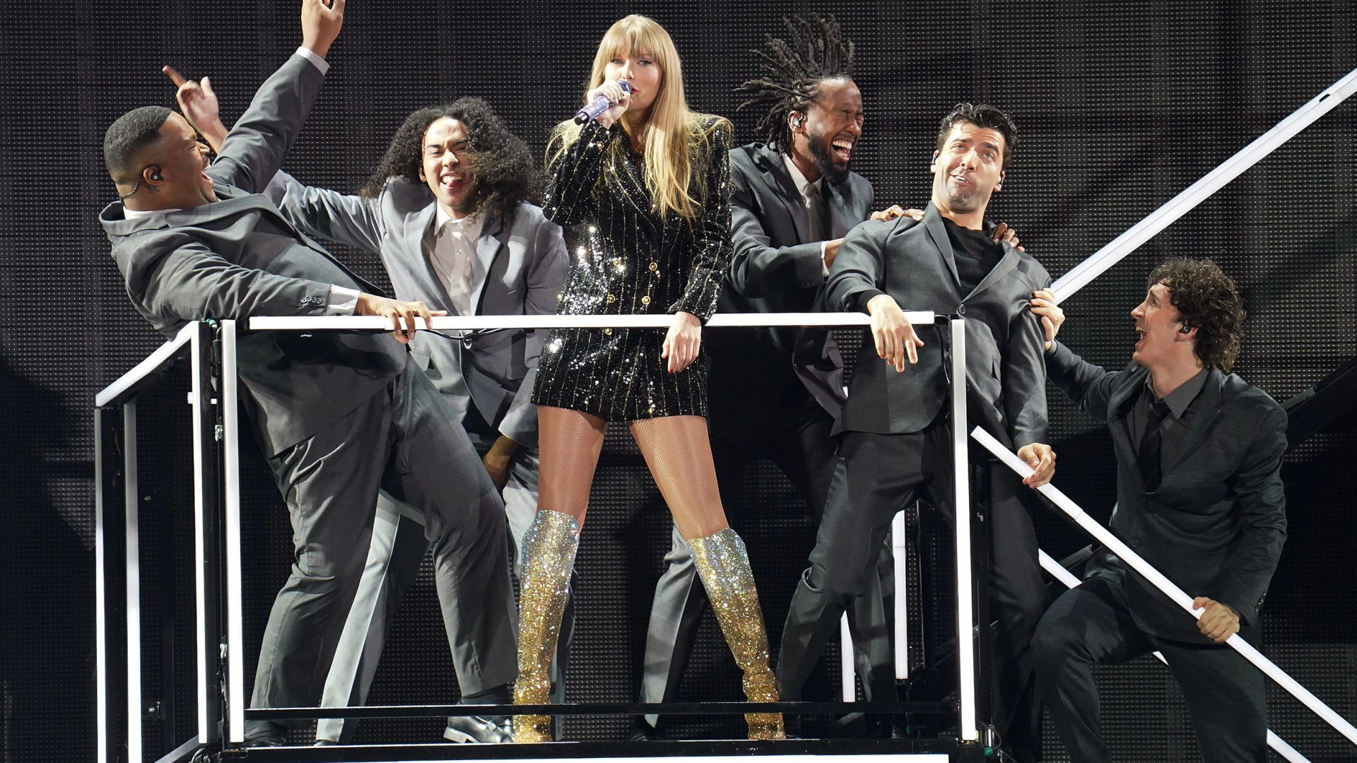 Taylor Swift en su concierto.