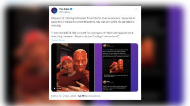 Cardi B y sus duras palabras para el hijo del multimillonario desaparecido en el submarino al Titanic: 