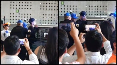 Naim Darrechi, detenido tras agredir y escupir a unos periodistas en México