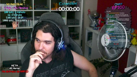 Zorman durante el stream extensible en el que ha anunciado su retirada. Zorman durante el stream extensible en el que ha anunciado su retirada.
