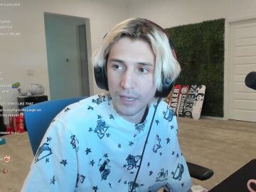 xQc en uno de sus streams.