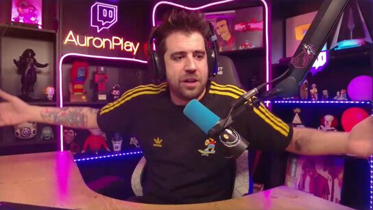 AuronPlay en su stream de Twitch.