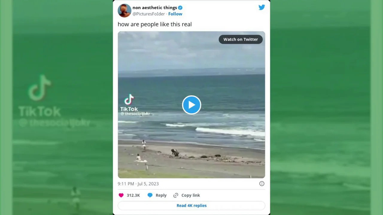 Una influencer es pillada mientras finge limpiar una playa de Bal&iacute;: "las im&aacute;genes son reales"